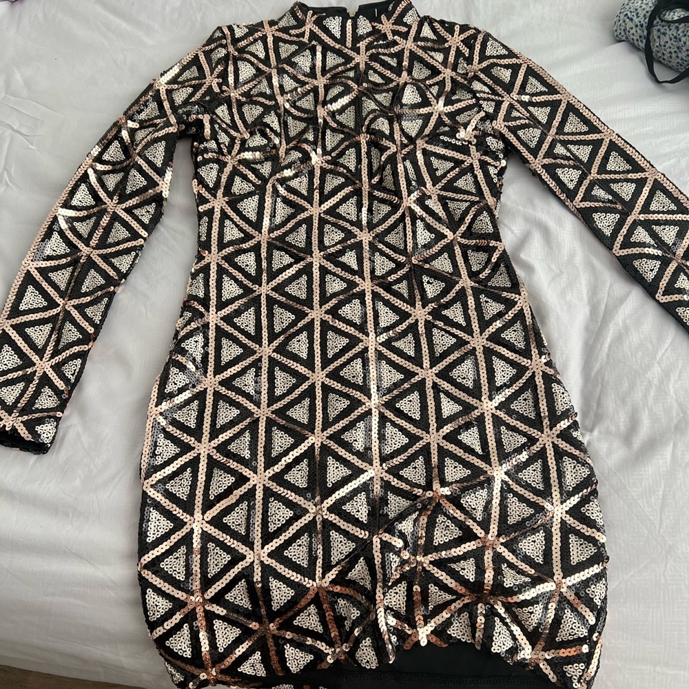 Sequin mini dress